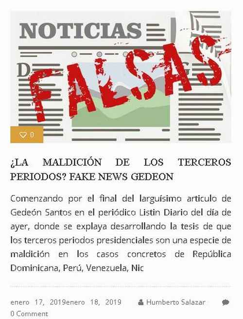 Gedeon Dr. Humberto Salazar FakeNews