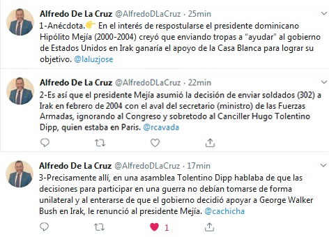 Alfredo de la Cruz sobre Hugo Torentino 