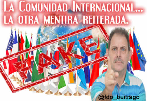 comunidad internacional fake