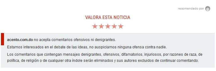 Acento.com.do fomenta "bulling cibern&eacute;tico"