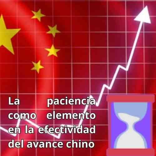 La paciencia como elemento en la efectivida del evance chino