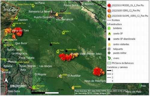 incendios sierra bahoruco