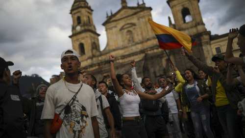 manifestante colombia