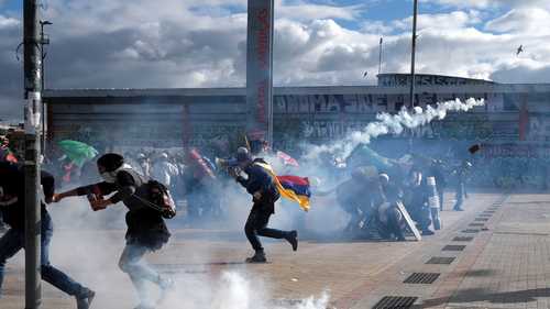 protesta bogota