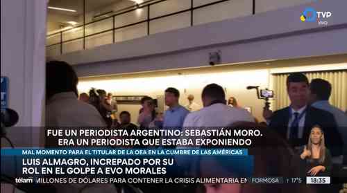 Luis Almagro increpado por su rol en el golpe a Evo Morales