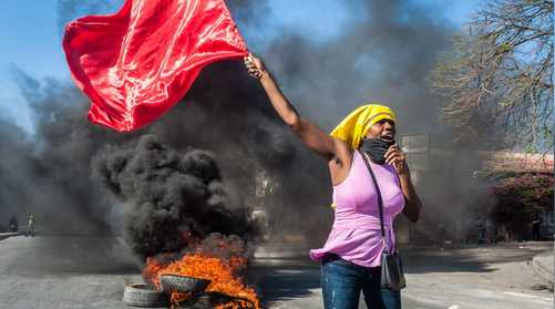 haitiana protesta