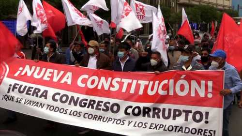 protesta peru