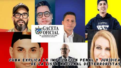 Cuba explica la implicación penal y jurídica de la Lista Nacional de Terroristas