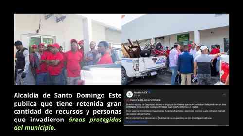 Ayuntamiento de Santo Domingo Este y Medio Ambiente impiden instalación de empresa en área protegida de la Ecológica