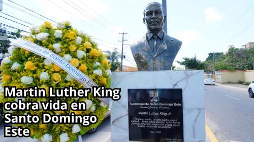 Martin Luther King cobra vida en Santo Domingo Este