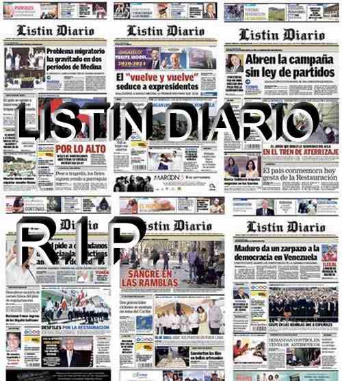 listin diario RIP